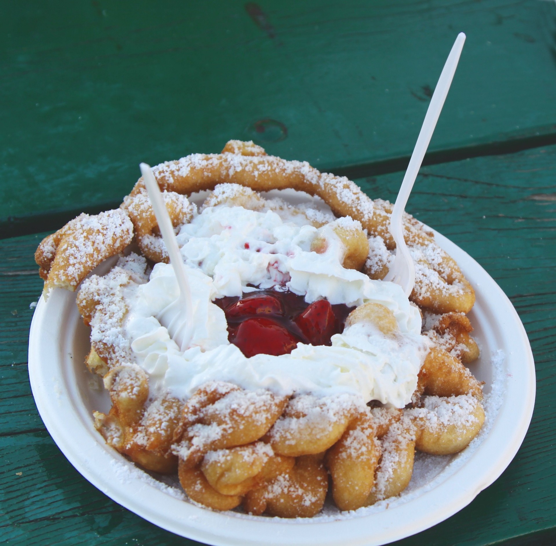 Funnel Cake At The County Fair